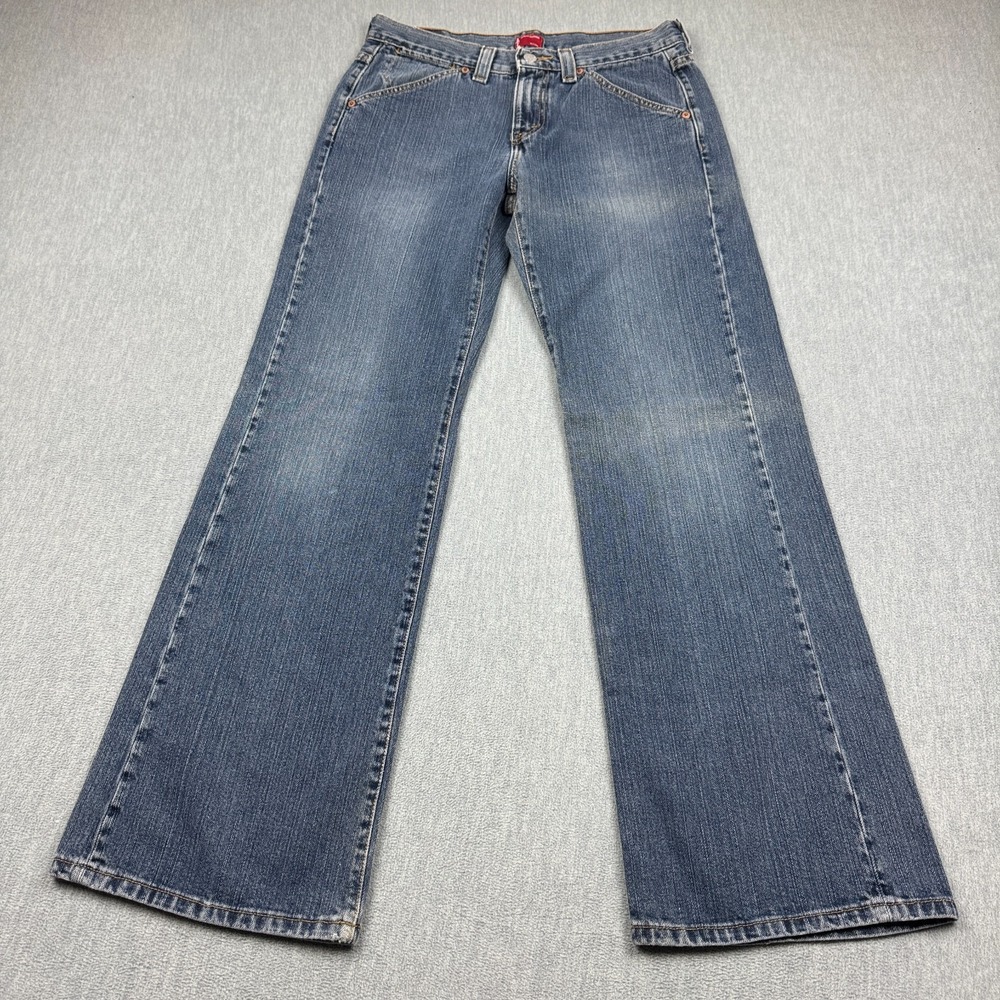 Levis 526 Jeans Womens  Medium 30x32 Blue Slender Bootcut Flared Red‎ Tab Denim